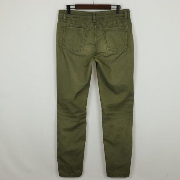 Prana Kayla Women's Size 4 Green Mid Rise Stretch Skinny Jeans - Picture 3 of 8